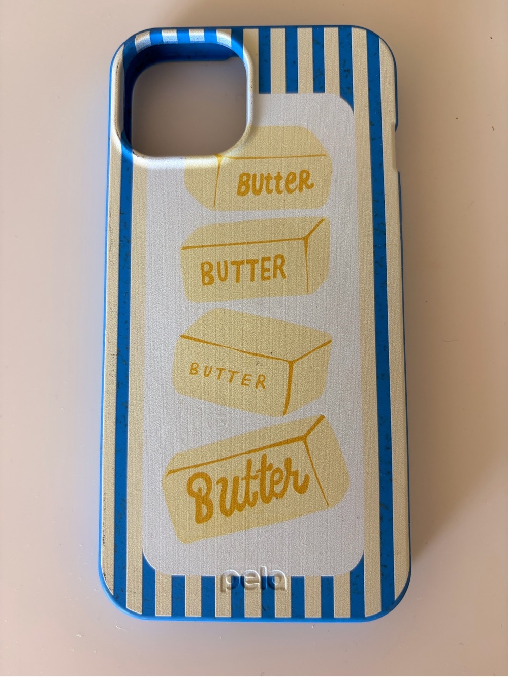 Pela iPhone 14 Phone Case Blue butter bars